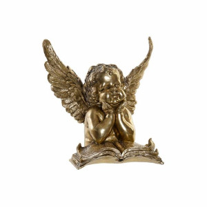 Figurka Dekoracyjna DKD Home Decor 22 x 18 x 23 cm Złoty Anioł