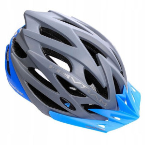Kask Rowerowy Meteor Marven M 55-58 Cm Szaro-niebi