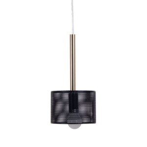 Lampa Sufitowa 14 x 14 x 29 cm Czarny Metal