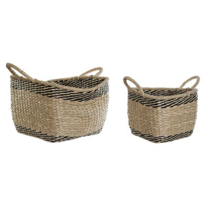 zestaw koszyków DKD Home Decor Kolonialny (35 x 35 x 26 cm)