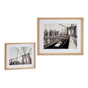 Obraz Most Buk Drewno (43 x 3 x 53 cm)