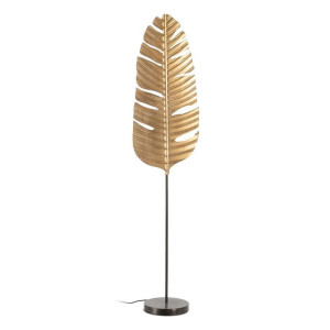 Lampa Stojąca 30 x 22 x 142,5 cm Czarny Złoty Metal
