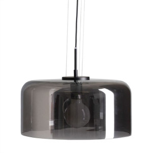 Lampa Sufitowa Szkło Szary 40 x 40 x 120 cm