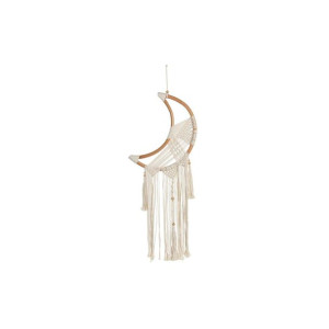 Łapacz snów DKD Home Decor 40 x 2 x 115 cm Naturalny Biały Księżyc Boho