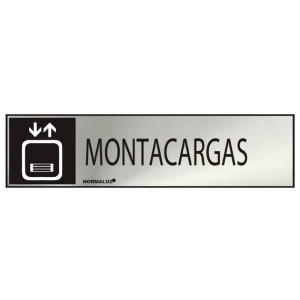 Znak Normaluz Montacargas Stal nierdzewna (5 x 20 cm)