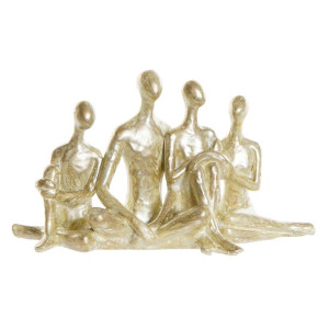 Figurka Dekoracyjna DKD Home Decor 21 x 8 x 12 cm Złoty Rodzina