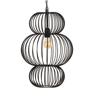 Lampa Sufitowa 34 x 34 x 51 cm Czarny Żelazo