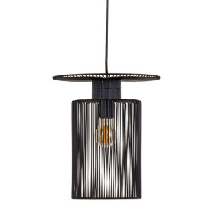 Lampa Sufitowa 27 x 27 x 30,5 cm Czarny Żelazo