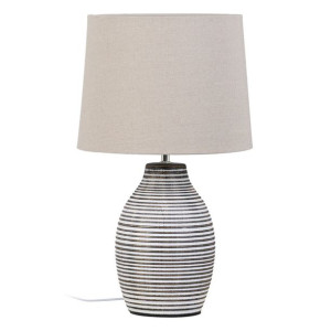 Lampa stołowa 32 x 32 x 54 cm Ceramika Naturalny Biały
