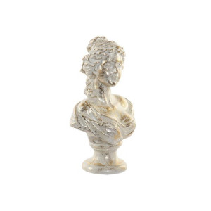 Popiersie DKD Home Decor Włókno szklane Biały (25 x 17 x 41 cm)