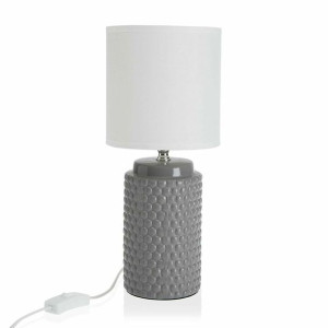 Lampa stołowa Versa Szary Ceramika (14,5 x 35 x 14,5 cm)