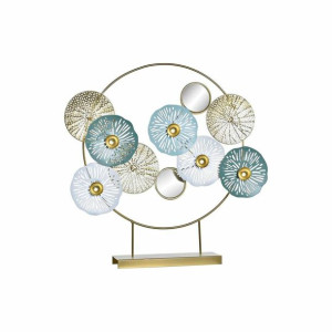 Figurka Dekoracyjna DKD Home Decor Lustro Złoty Metal (44 x 8 x 46 cm)
