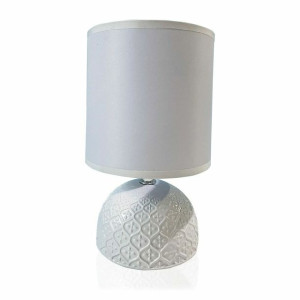 Lampka Biurkowa Versa Nube Grey (14 x 14 x 26 cm)