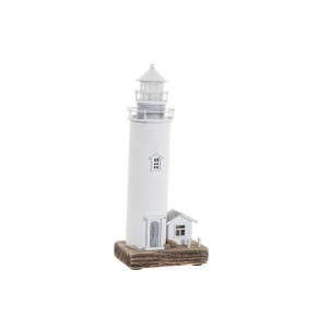 Figurka Dekoracyjna DKD Home Decor Biały Latarnia Morska Dom 30 x 13 x 8 cm