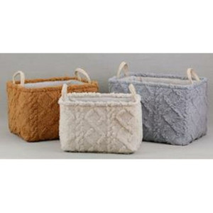zestaw koszyków DKD Home Decor Poliester (42 x 32 x 27 cm)