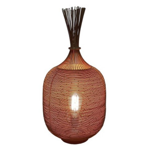 Lampa stołowa Złoty Metal 28 x 28 x 57 cm