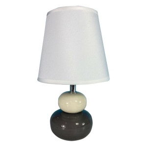 Lampa stołowa Versa Czarny Biały Ceramika Materiałowy (15 x 22,5 x 9,5 cm)