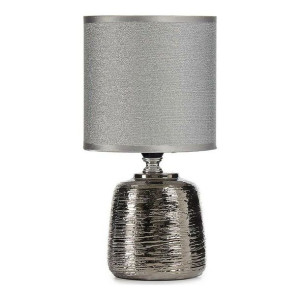 Lampa stołowa Ceramika Szary (13 x 26,5 x 13 cm) (2 pcs)