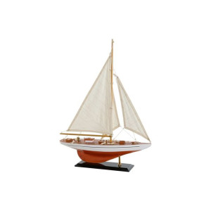 Barco DKD Home Decor 42 x 9 x 60 cm Brązowy Pomarańczowy Śródziemnomorski