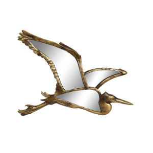 Figurka Dekoracyjna DKD Home Decor 35,5 x 26 x 2 cm Złoty Vták