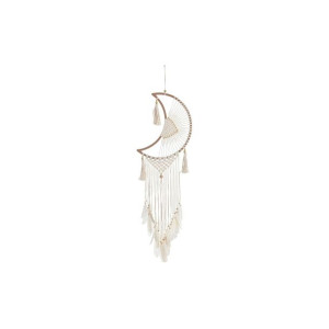 Zawieszka ozdobna DKD Home Decor 30 x 1 x 120 cm Brązowy Biały Księżyc Boho