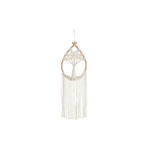 Łapacz snów DKD Home Decor 27 x 2 x 90 cm Naturalny Biały Boho