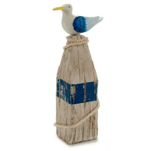 Figurka Dekoracyjna Drewno (12 x 28 x 6,5 cm)