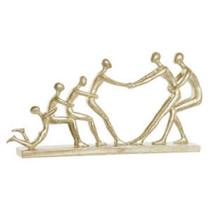 Figurka Dekoracyjna DKD Home Decor 36 x 5,5 x 17,5 cm Złoty