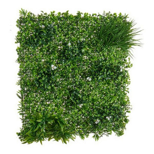 Roślina Dekoracyjna Kolor Zielony Plastikowy (100 x 8 x 100 cm)