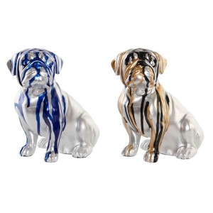 Figurka Dekoracyjna DKD Home Decor 19 x 11,5 x 18,5 cm Pies (2 Sztuk)