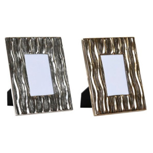 Ramka na Zdjęcia DKD Home Decor Szkło Aluminium 21 x 1 x 26 cm (2 Sztuk)