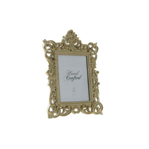 Ramka na Zdjęcia DKD Home Decor 21,5 x 3 x 31 cm Złoty Żywica Shabby Chic