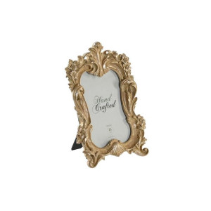 Ramka na Zdjęcia DKD Home Decor 16 x 2,6 x 23 cm Złoty Żywica
