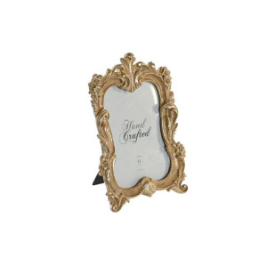 Ramka na Zdjęcia DKD Home Decor 18,6 x 2,6 x 25 cm Złoty Żywica