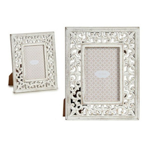 Ramka na Zdjęcia Biały Drewno MDF (20 x 2 x 24,5 cm) (1 x 24,5 x 19,5 cm)