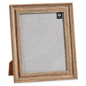 Ramka na Zdjęcia Miedź Szkło Drewno Plastikowy (26 x 2 x 31 cm)