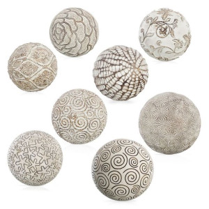 Kulki Dekoracja Brązowy 10 x 10 x 10 cm (8 Sztuk)