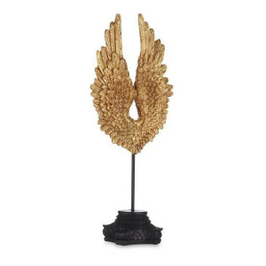 Figurka Dekoracyjna Złoty Skrzydła anioła polyresin (10 x 43 x 17,5 cm)