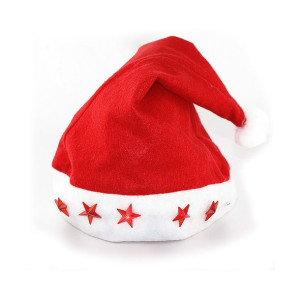Czapka Świętego Mikołaja Decoris 660157 Czerwony (30 x 40 cm)