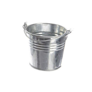 Wiadro z Uchwytem Decoris Cynk 6 x 7 cm