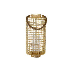 Lampa DKD Home Decor Szkło Złoty Sznurek Aluminium (25,5 x 25,5 x 57 cm)