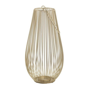 Lampa Świeczniki Złoty Żelazo Lampa 24 x 24 x 43 cm