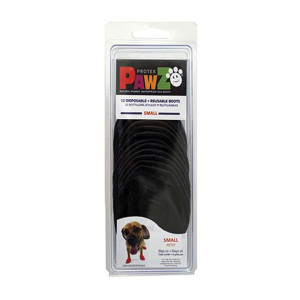Buty Pawz Mały Pies 12 Sztuk Czarny