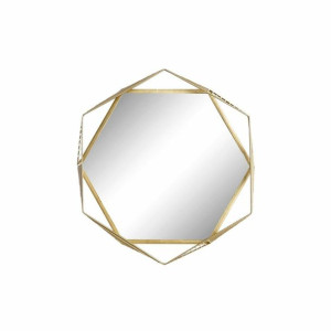 Lustro ścienne DKD Home Decor Szkło Złoty Żelazo (54 x 5 x 47 cm)