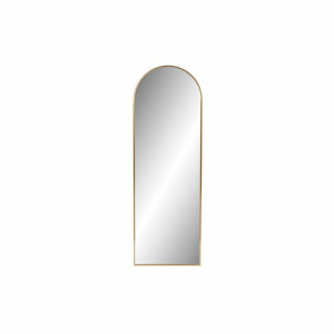 Stojące lustro DKD Home Decor 41 x 4 x 121 cm Lustro Złoty Metal Glam