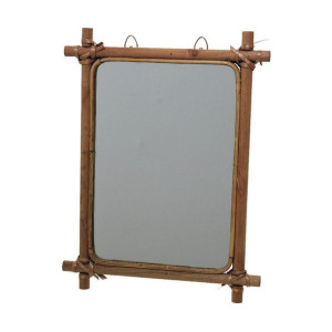 Lustro ścienne Decoris Prostokątny Vintage (38 x 29 x 2 cm)