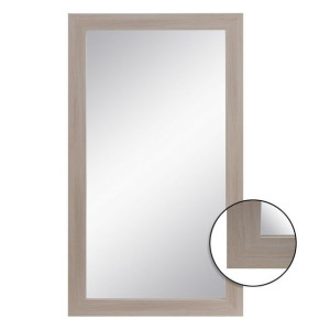 Lustro ścienne 98 x 2,8 x 178 cm Naturalny DMF
