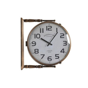 Zegar Ścienny DKD Home Decor Szkło Złoty Biały Żelazo (36 x 9 x 38 cm)