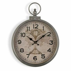 Zegar Ścienny Versa Metal (5,5 x 47 x 35 cm)