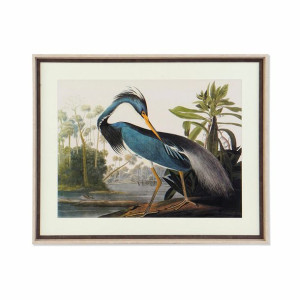 Obraz DKD Home Decor Vták Orientalny (88 x 3,5 x 70 cm)